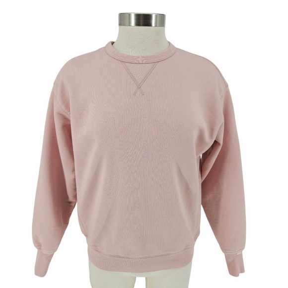 Levi's Tops - Levis Sweatshirt Blush Pink Long Sleeve Crew Neck Oversized Pullover Shirt Small